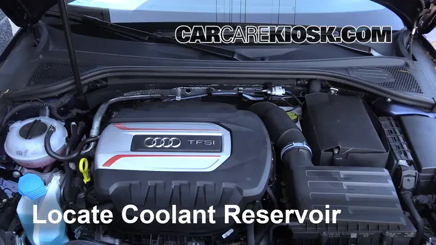 2017 Audi S3 Premium Plus 2.0L 4 Cyl. Turbo Antigel (Liquide de Refroidissement) Ajouter de Antigel